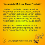 17 Bibelverse über Prophetie